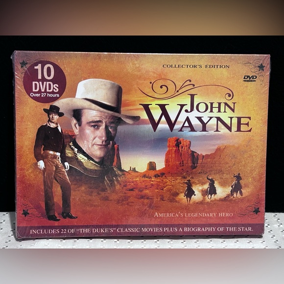 John Wayne DVDs Collection (Set Contains 10 DVDs and 22 movies) NEW - Picture 1 of 4